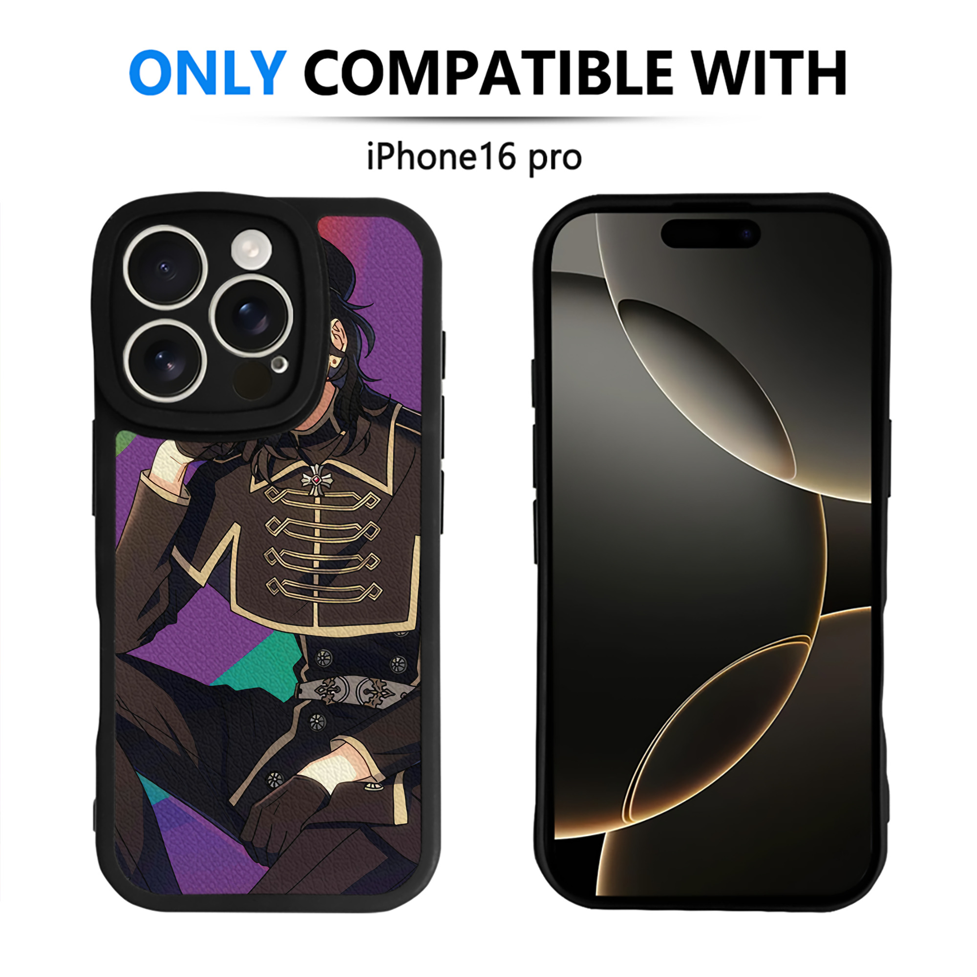 （画像用） あんさんぶるスターズ! Ensemble Stars 【iPhone 16シリーズ対応】シリコンスマホケース（レザー調） 材質：シリコン